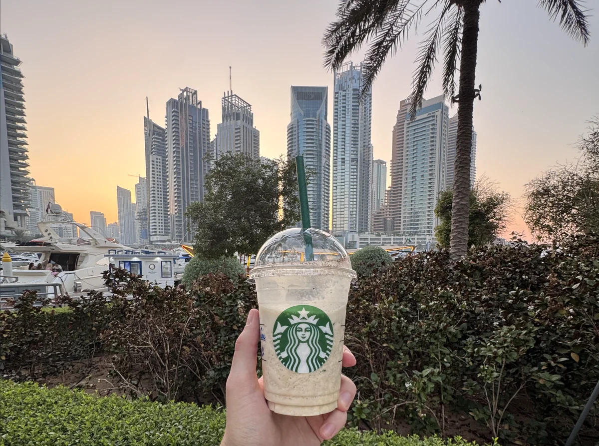 Birthday drink в Starbucks UAE