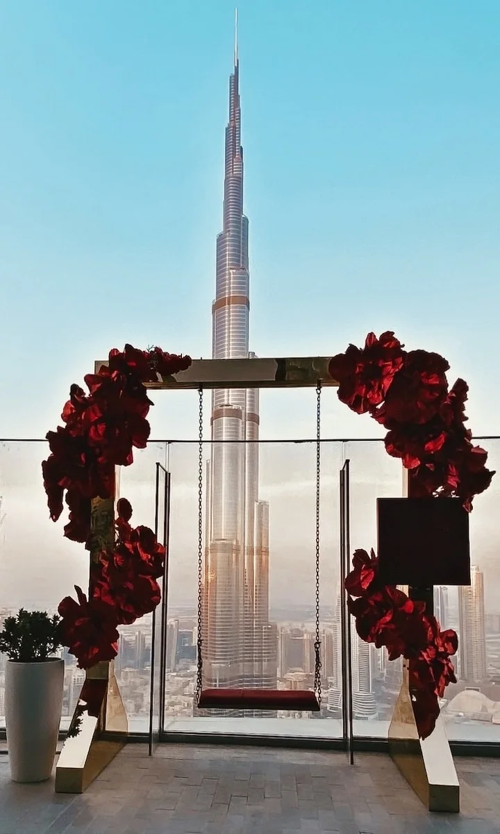 Вид из CÉ LA VI Dubai на Дубай